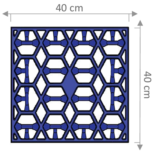 Base40x40 - Superior - Medidas